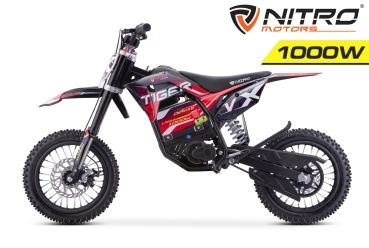 NITRO MOTORS 1000W 36V Lithium Eco midi Kinder Dirtbike Tiger VX DLX 12"